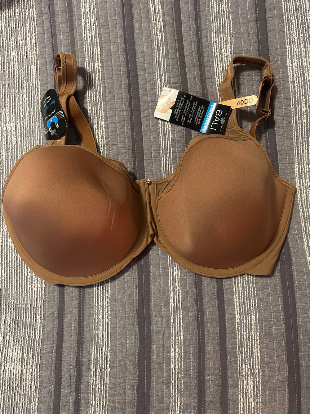 Bali Smooth Molded Underwire Bra - Brown
